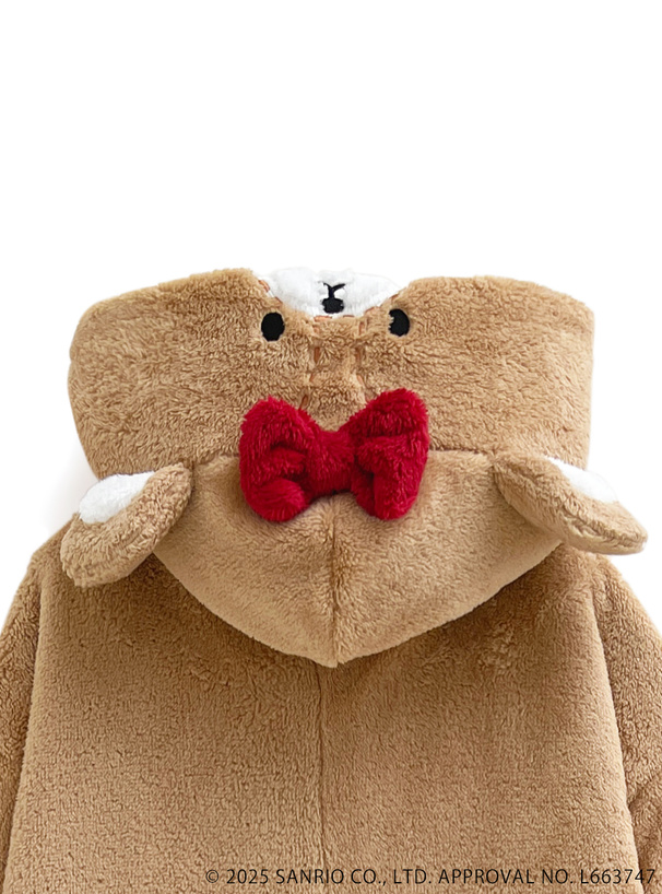 ラスト1点☆タイニーチャム くま耳 着ぐるみパジャマ◆サンリオ オールインワン ラスト1点☆タイニーチャム くま耳 着ぐるみパジャマ◇サンリオ