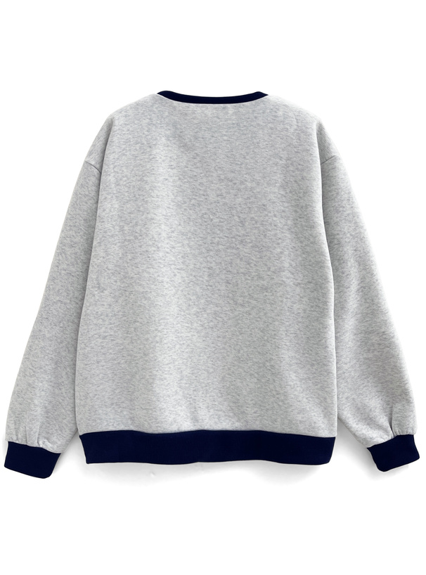 ドッグロゴプリントスウェットトップス