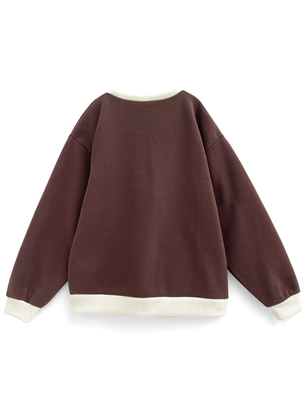 セール☆1690円→1290円 裏起毛プリントスウェットトップス