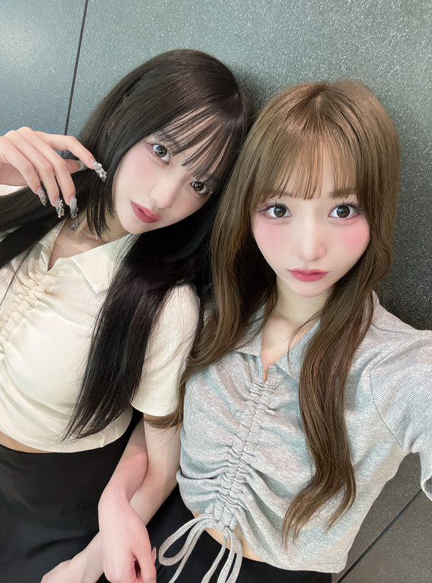 フロントドロストショート丈リブポロシャツ
