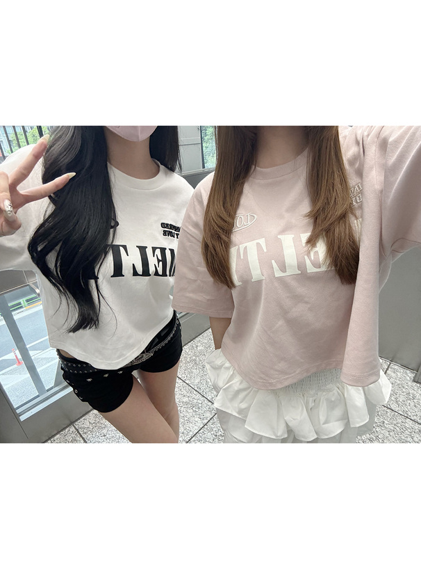 レースラインロゴTシャツ