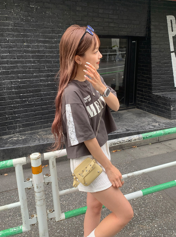 レースラインロゴTシャツ