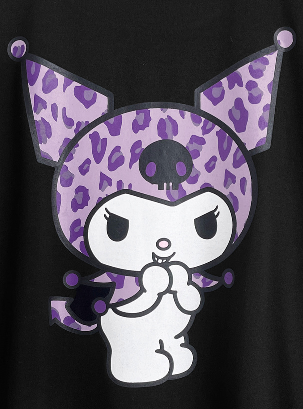 サンリオキャラクターズ レオパード柄クロミTシャツ