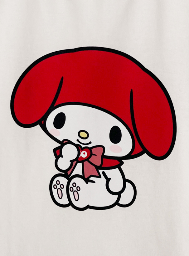 サンリオキャラクターズ マイメロディ50周年プリントTシャツ