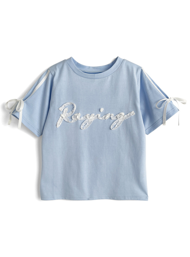 レースロゴラインリボンTシャツ[sf1151]