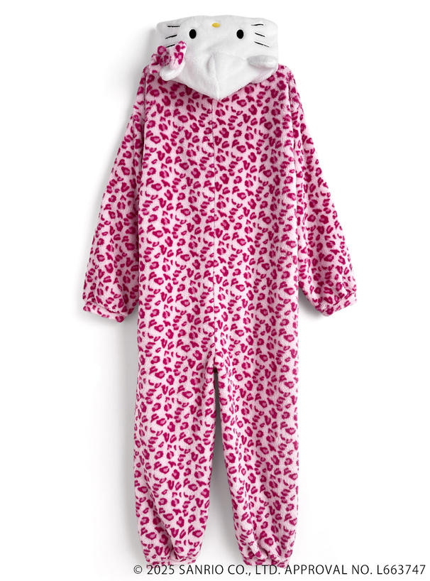 サンリオキャラクターズコラボ レオパードキティオールインワン[sf1169