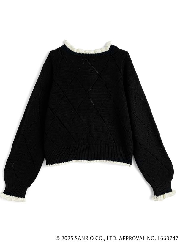 サンリオキャラクターズ クロミリボンニットカーディガン[sf1185