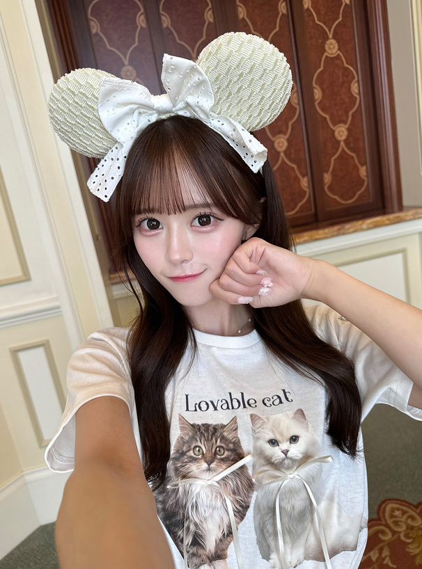キャットリボンTシャツ[sf1188] | レディースファッション通販の
