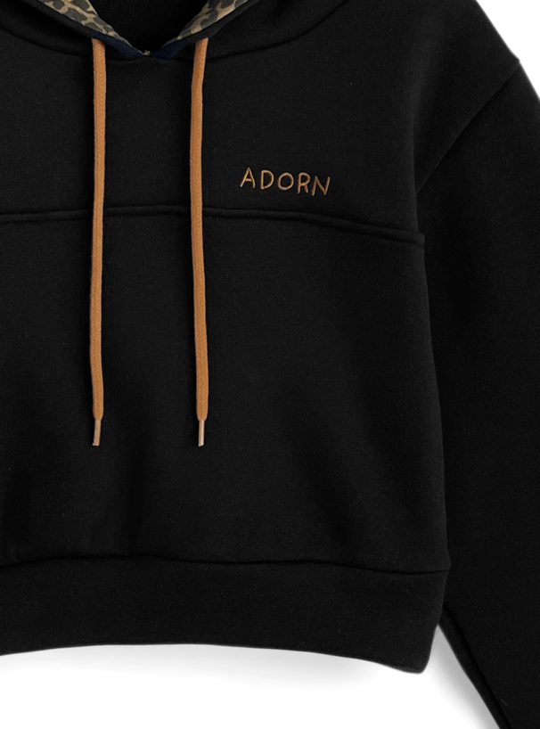 レオパード柄フードスウェットパーカー[sf1213] | レディース