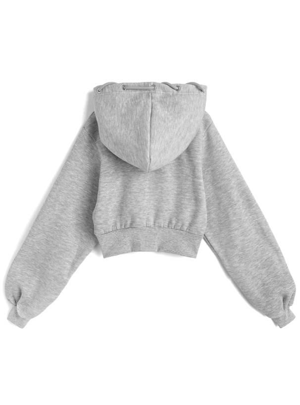 ダブルジップスウェットパーカー