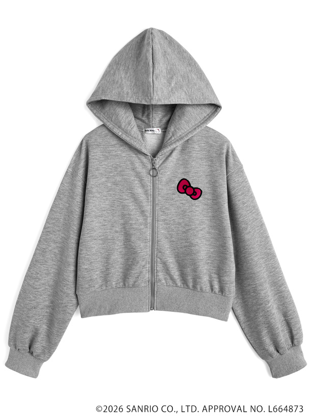 サンリオキャラクターズ ハローキティジップスウェットパーカー[sf1220