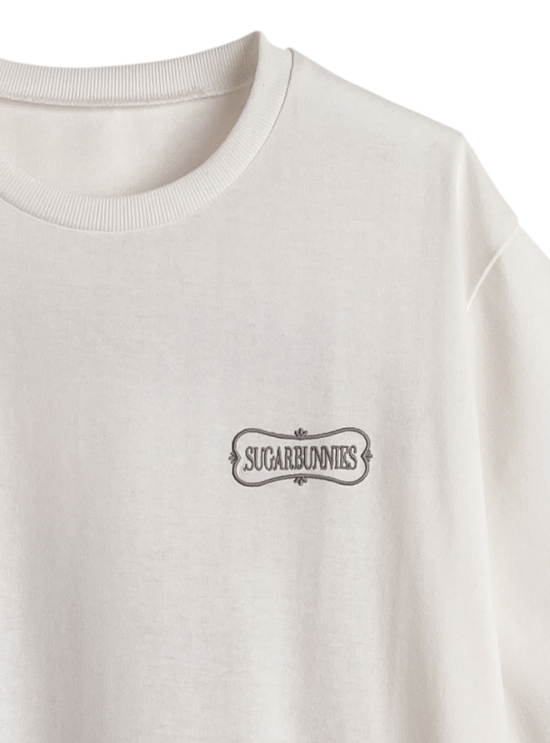 サンリオキャラクターズ　シュガーバニーズロゴプリントTシャツ
