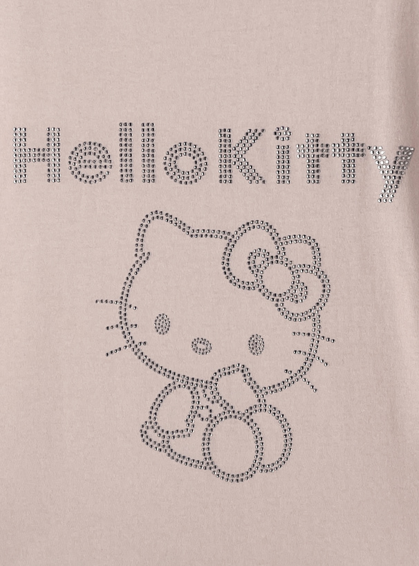 サンリオキャラクターズ　ハローキティラインストーンTシャツ