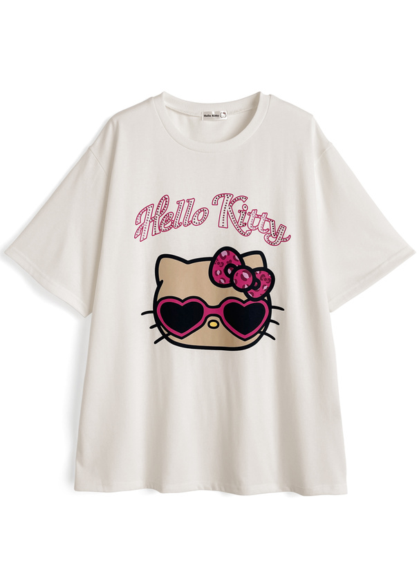 サンリオキャラクターズ　ハローキティサマービッグTシャツ