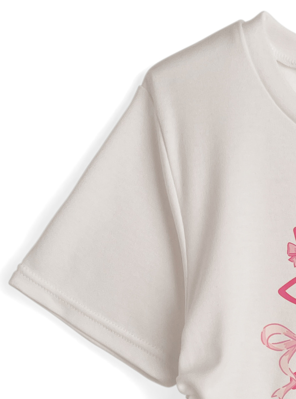 サンリオキャラクターズ　ハローキティドロストプリントTシャツ