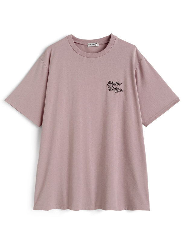 サンリオキャラクターズ　ハローキティロゴプリントTシャツ