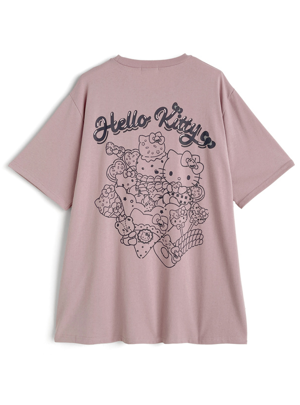 サンリオキャラクターズ　ハローキティロゴプリントTシャツ