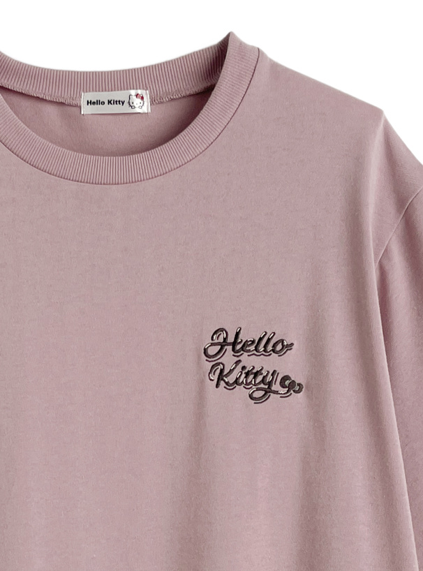 サンリオキャラクターズ　ハローキティロゴプリントTシャツ