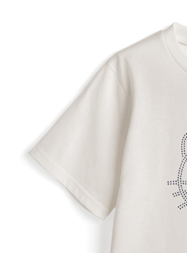 サンリオキャラクターズ　ハローキティラインストーンTシャツ