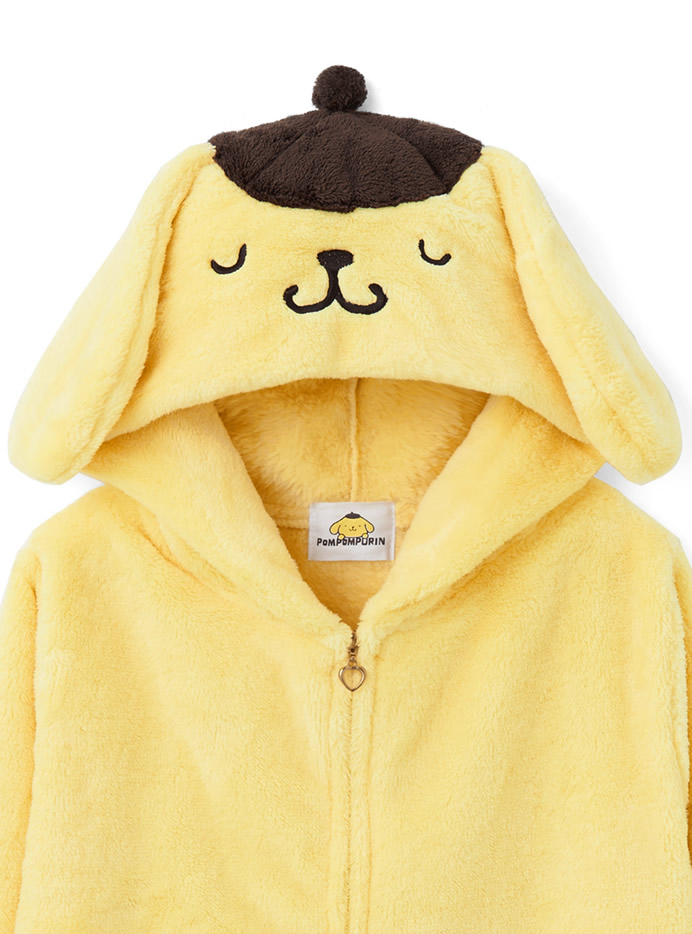 サンリオコラボ ポムポムプリンなりきりボアセットアップ