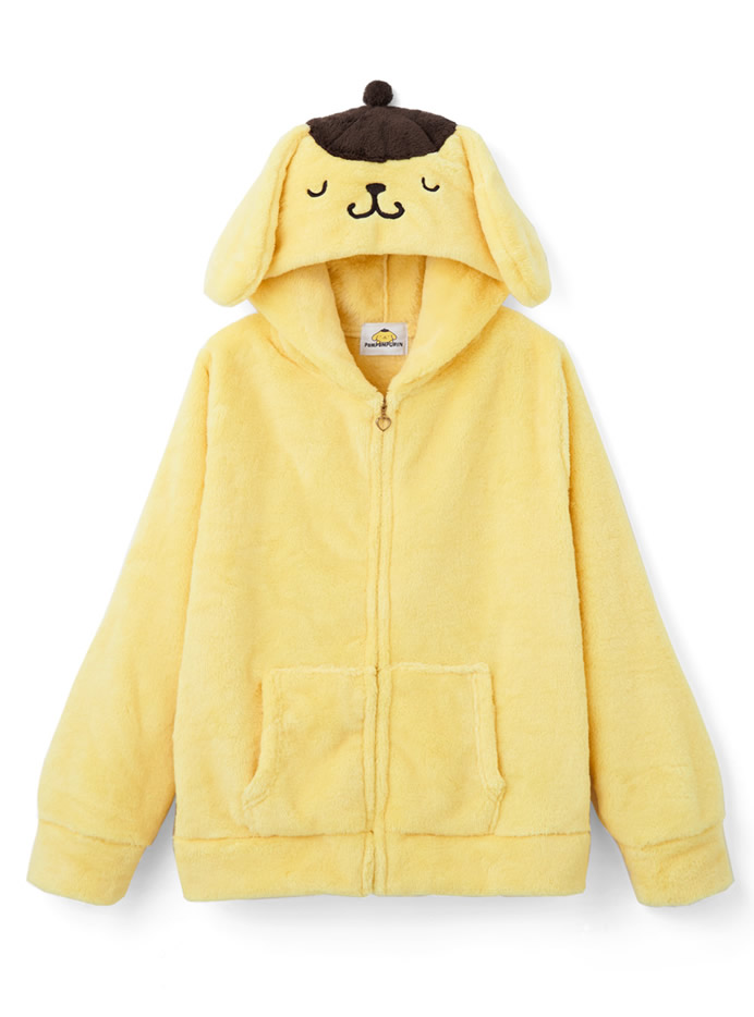 サンリオコラボ ポムポムプリンなりきりボアセットアップ