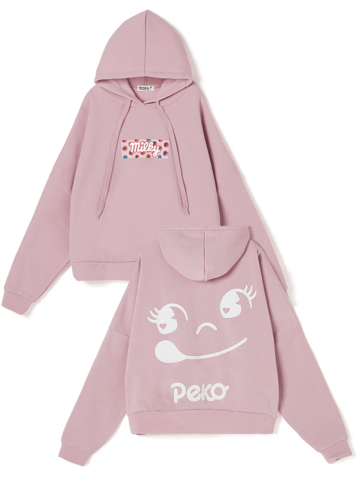 ペコちゃんコラボ ビッグプリントパーカー