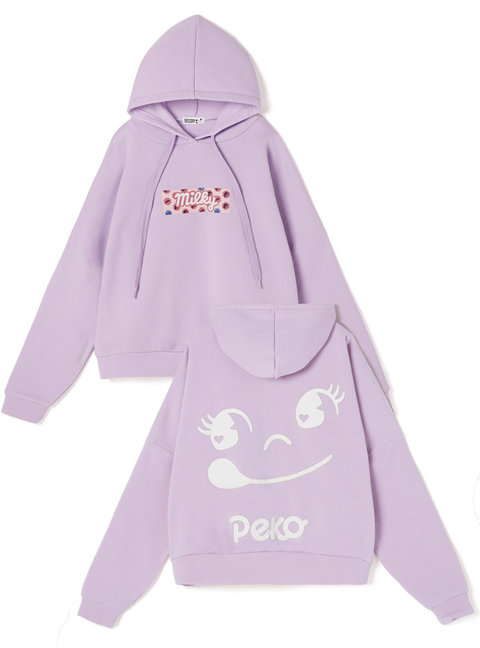 ペコちゃんコラボ ビッグプリントパーカー