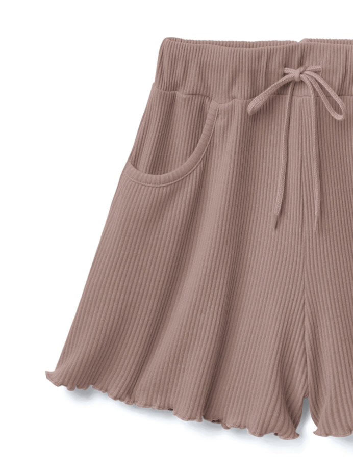 メロウフリルトップスXショートパンツセットアップ