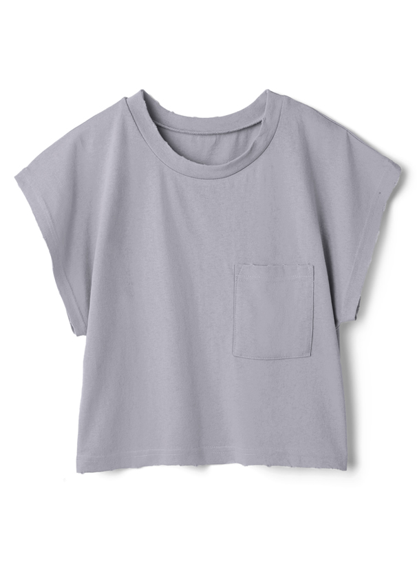 ポケット付きクラッシュショート丈tシャツ Sf645 レディースファッション通販のグレイル Grl 公式