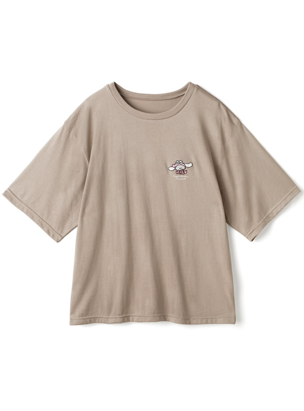 サンリオコラボ クレヨンしんちゃんXシナモロール プリントTシャツ