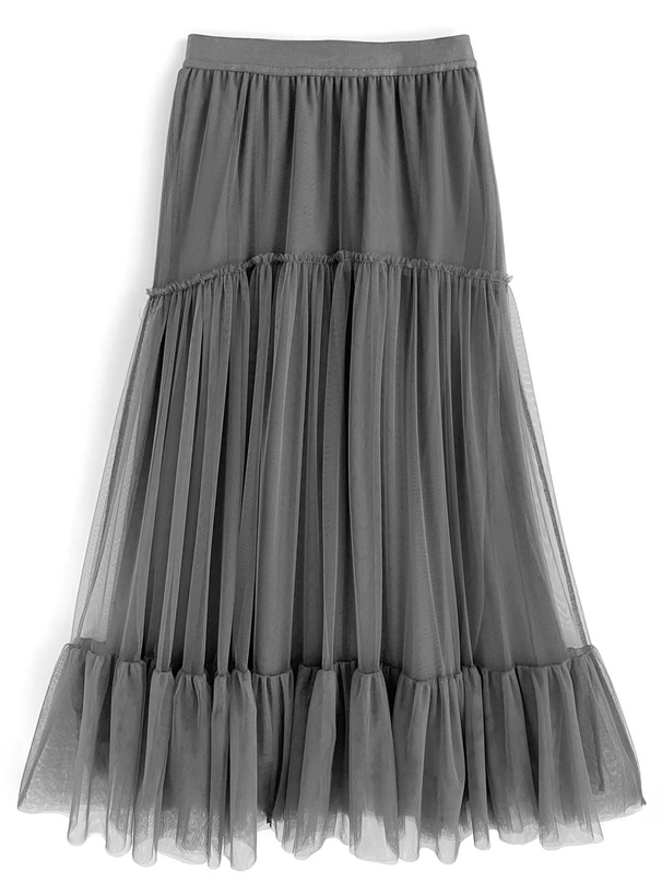 チュールティアードスカート[sm114] | レディースファッション通販の