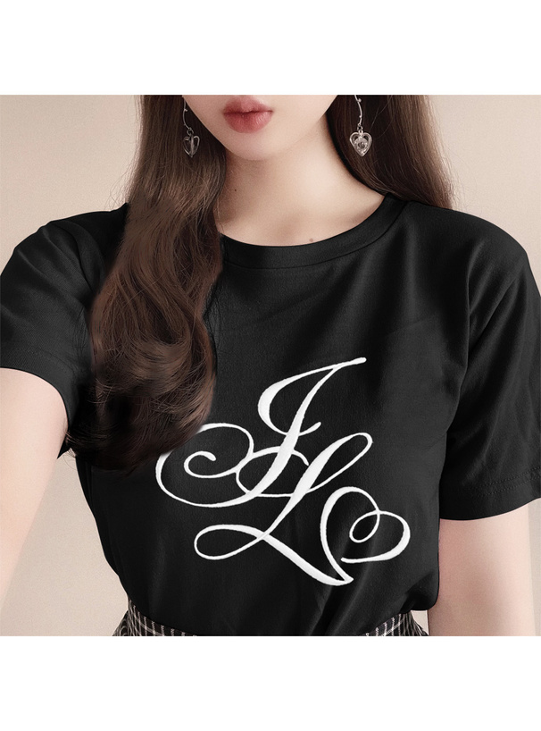 刺繍ロゴTシャツ