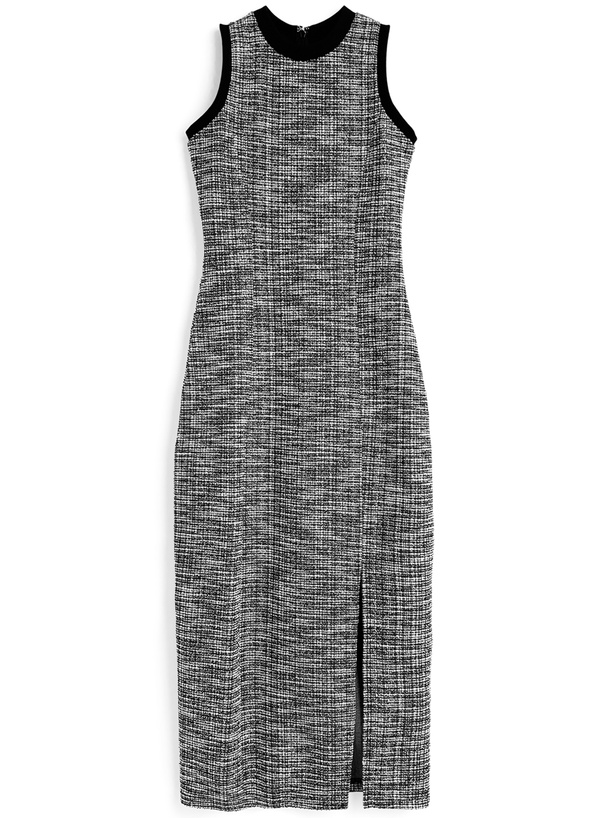 カットツイードロングワンピース