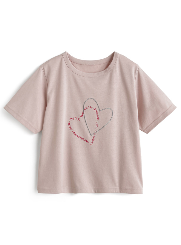 ハートロゴTシャツ