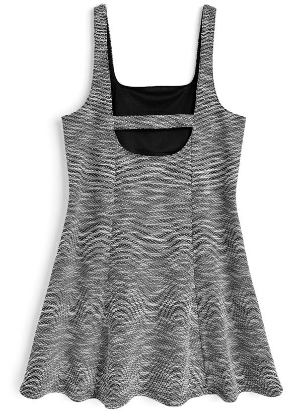 ツイードキャミソールミニワンピース