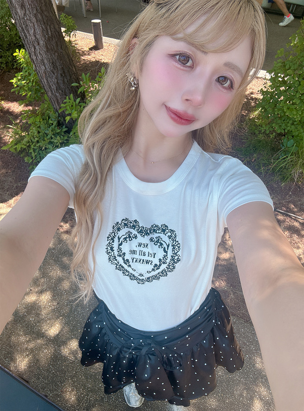 ドット絵プリントTシャツ