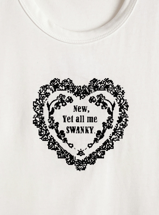 ドット絵プリントTシャツ