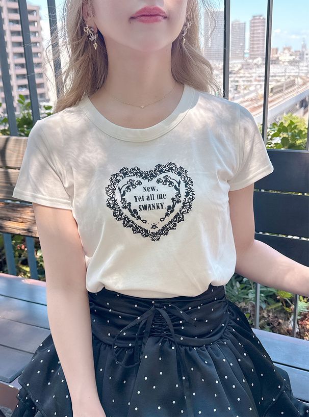 ドット絵プリントTシャツ