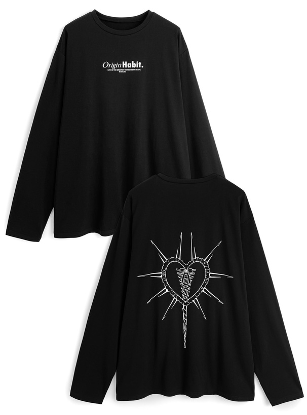 グラフィックプリントオーバーTシャツ