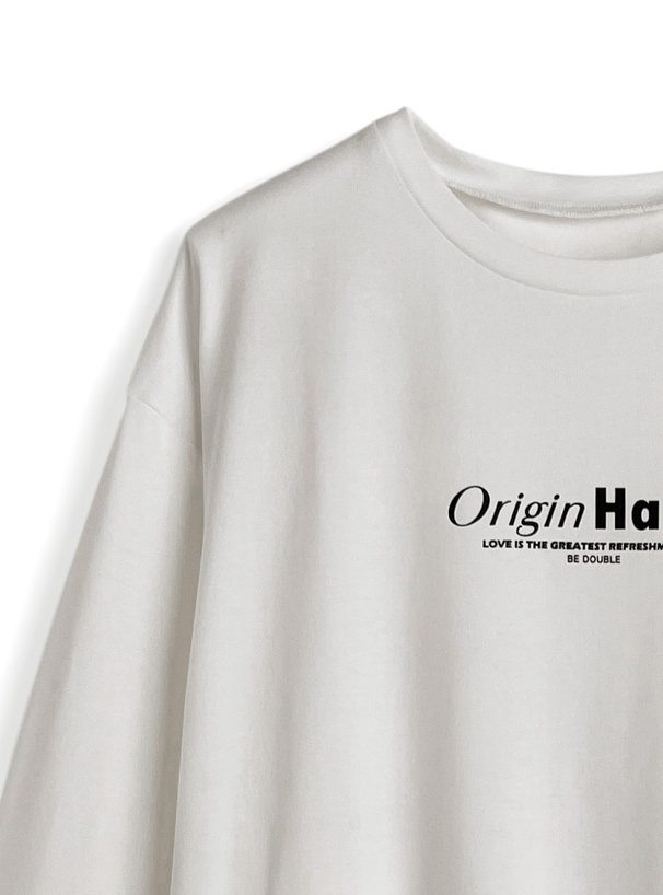 グラフィックプリントオーバーTシャツ