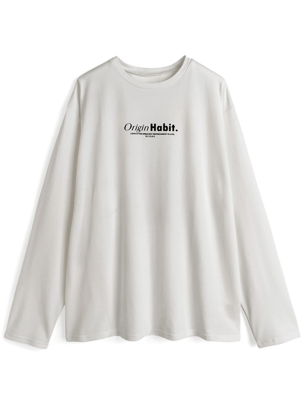 グラフィックプリントオーバーTシャツ