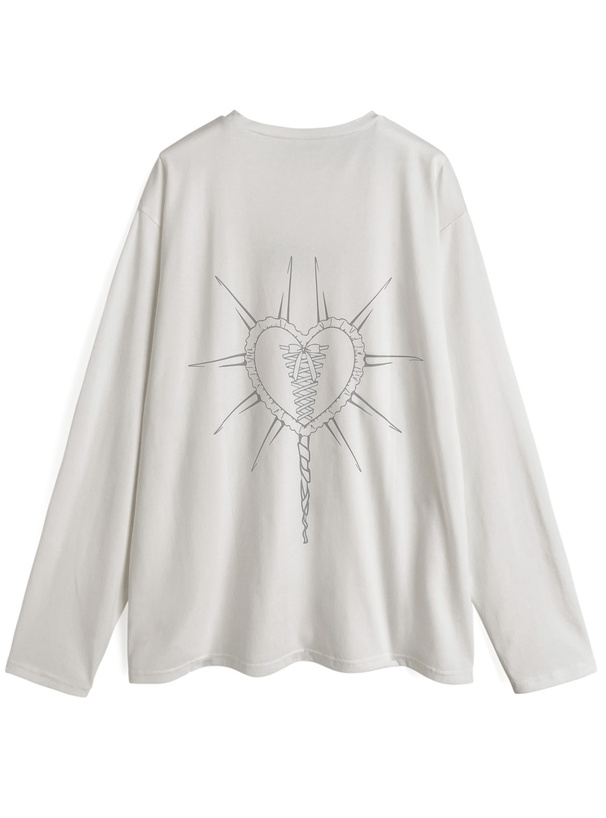 グラフィックプリントオーバーTシャツ