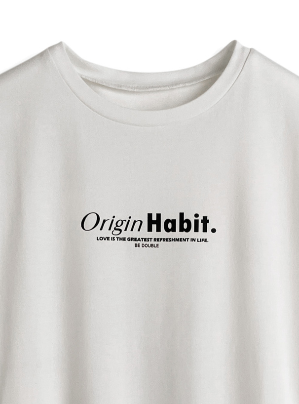 グラフィックプリントオーバーTシャツ