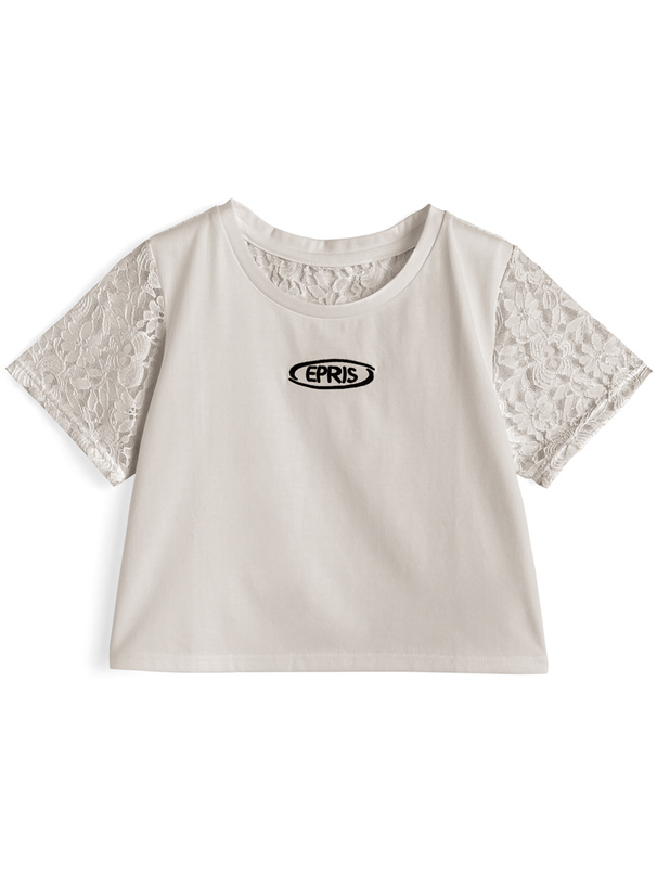 刺繍バックレース半袖Tシャツ[sm330] | レディースファッション通販の  