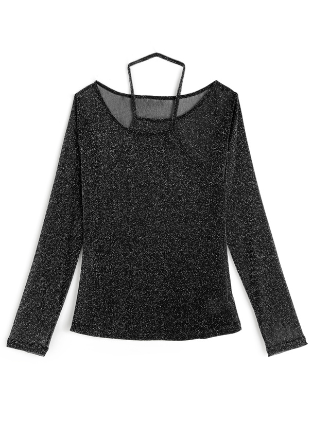 ラメシアーアシンメトリートップス