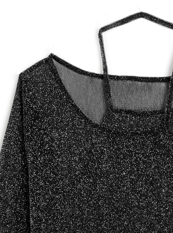 ラメシアーアシンメトリートップス