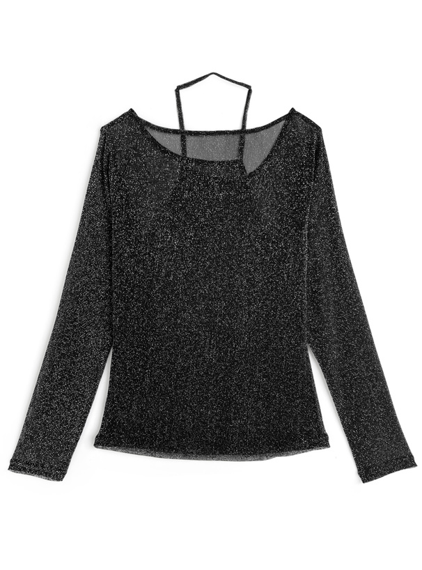 ラメシアーアシンメトリートップス