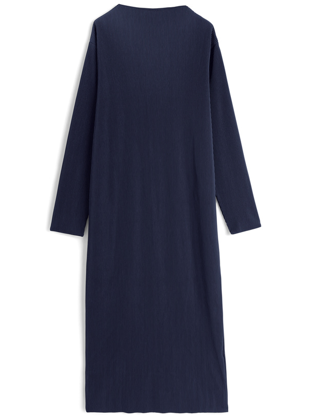 プリーツロングワンピース
