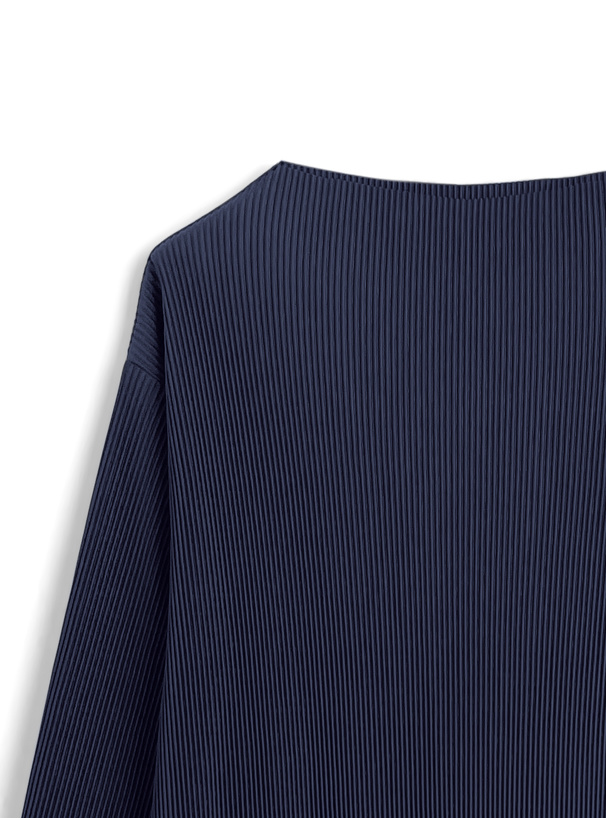 プリーツロングワンピース