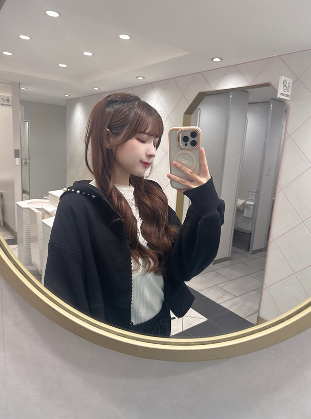 パールバーカー×インパン裏地付きミニスカートスウェットセットアップ